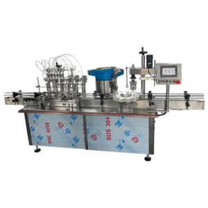 6 head liquid filling and capping machine
