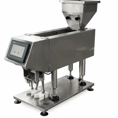 semi automatic 6 channel tablet counting machine for capsules and tablets